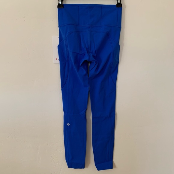 lululemon Fast and Free High-Rise Tight 25" in Blazer Blue Tone Size 4 New NWT - Picture 10 of 17